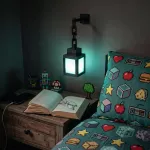 Bez Marki NOCNA LAMPKA LED RGB USB 5V DEKORACJA LATARNIA PIXEL 16 KOLOR&Oacute;W STYL PIKSEL