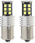 Amio LED CANBUS 2835 15SMD 1156 BA15S P21W R10W R5W balta 12V/24V
