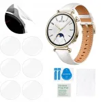 Apsauginė hidrogelio plėvelė Huawei Watch Gt4 41mm ekranui, stipri, 6 vnt.