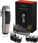 Remington Hc9100 profesionalus retro plaukų kirpimo ma&scaron;inėlė (auk&scaron;tos kokybės nerūdijančio plieno a&scaron;menys su reguliuojamais a&scaron;menimis ir 11 &scaron;ukų priedų bei laikymo krep&scaron;ys, maitinamas i&scaron; tinklo / baterijos / ličio baterija)