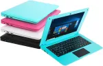 Bigmachine kompiuteris ne&scaron;iojamas mini 10.1 colio 32gb windows 10 itin plonas ir lengvas netbook keturių branduolių pc hdmi usb webcam netflix youtube qwertz i&scaron;dėstymas (mėlynas)