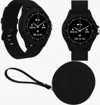 I&scaron;manusis laikrodis forever colorum cw-300 juodas waterproof ip68 - pulso matuoklis, žingsniamatis, miego stebėjimo funkcija, kalorijų skaitiklis - ilgas baterijos veikimo laikas - android/ios sportinis laikrodis moterims, vyrams, unisex, stilingas