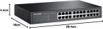 &Scaron;akotuvas Tp-link Tl-sf1024d 24 prievadų tinklo jungiklis