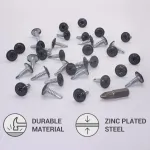 Skir'co (150 vnt.) dažyti 4,2 x 16 mm savaime gręžiantys varžtai, Phillips modifikuota santvaros galvutė, sriegiklis, plok&scaron;čia galvutė (150, antracito pilka ral 7016)