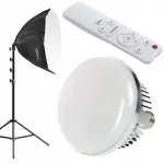 Cinegen Softbox su nuotoliniu valdymu Lampa Octa 90cm + 150w Led lemputė
