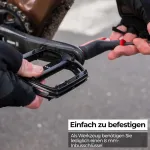 Biciklų pedalai Bbb Cycling su didele platforma, aliuminio pedalų korpusas, keičiami "grip" kai&scaron;čiai Coolride Bpd-36