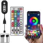 Valdiklis2+muzikinis pultelis Led juostoms Bt programėlė