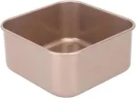 Kvadratinė kepimo forma neprideganti anglinio plieno gili kepimo skarda duonos forma skrudintuvo orkaitės padėklas kepimo indai pyragams duonai picai sausainiams (mažas dydis: 7*1,8 cm)