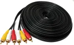 System-s Rca 3 Rca Kabelis 15m Vyri&scaron;kas-vyri&scaron;kas Stereo Av