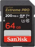 Atminties kortelė Sandisk Extreme Pro 64gb Sdxc 200 Mb/s V30
