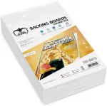 Ultimate Guard "golden Size" komiksų pagrindo lentos (baltos)