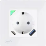 PNI SmartHome WP202 i&scaron;manusis WiFi lizdas, montuojamas į sieną, valdymas internetu, skirta &bdquo;Tuya Smart&ldquo; programėlė, suderinamas su &bdquo;Amazon Alexa&ldquo; ir &bdquo;Google Home&ldquo;