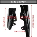 Psler&reg; motociklo oro &scaron;ilumos deflektorius, kar&scaron;čiui atspari plok&scaron;tė, skirta touring street electra glide road king 2001-2008