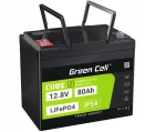 Green Cell Ličio baterija lifepo4 žalias cell 12.8v 12v 80ah bms lengvas 9kg