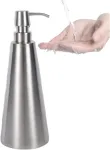 Topyond nerūdijančio plieno muilo dozatorius 800 ml, muilo dozatorius stalvir&scaron;iui, skysto muilo pompos buteliukas, muilo dozatorius su didele talpa rankų muilui, losjonui, virtuvei ar vonios kambariui