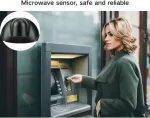 Mikrobangų automatinis durų jutiklis, 12&ndash;24 V mikrobangų judesio jutiklis, automatiniai durų jutikliai, skirti automatinei durų atidarymo prieigos kontrolei