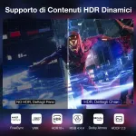 8k@60hz Displayport į Hdmi kabelis, 2m, Dp 1.4a į Hdmi vaizdo kabelis, palaiko 8k, 4k@120hz/144hz, 2k@240hz, Hdr, Dolby Vision, Hdcp 2.3, Dsc 1.2a skirtas Pc, Hp, Asus, Dell, Gpu, Amd, Nvidia