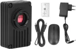 Mikroskopas Elektroninė mikroskopo kamera Hd 8mp 4k įra&scaron;ymo pramoninis mikroskopo kamera su matavimo programine įranga Ac100-240v (eu ki&scaron;tukas)