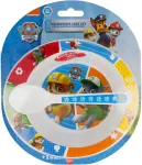Paw Patrol &scaron;unų patrulis &ndash; dubenėlio ir &scaron;auk&scaron;to rinkinys kūdikiams (stor 30878)