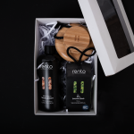 Rento Dovanų rinkinys dovanų dėžutėje ŽIEMOS PRIESKONIAI. Kvapioji esencija, kūno &scaron;epetėlis ir muilas.