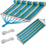 Verk Group Sodo hamakas su mediniu stovu 200x80 cm
