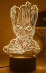 Lempa 3D Led Marvel