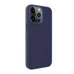 Dėklas Evelatus Apple iPhone 13 Pro Genuine Leather case with MagSafe Mėlyna