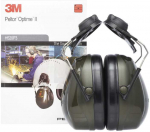 Apsauginės ausinės 3M Peltor Optime II; 30 dB; žalios