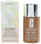 Clinique Even Better Paraben-Free Hydrating Liquid Foundation CN 113 Sepia SPF 15, 30 ml