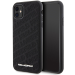 Dėklas Karl Lagerfeld Quilted K Pattern - Apple iPhone 11 Case Juodas