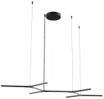 65W LED pakabinamas &scaron;viestuvas STICK, juodas, 3000K, dimeriuojamas, 01-2797