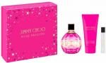 Jimmy Choo Rose Passion Eau De Perfume Pur&scaron;kiklis, 100 ml Set 3 Pieces
