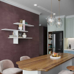 Asir Kalune Design Sieninė lentyna Leo - Baltas