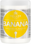 Drėkinanti kaukė plaukams su vitaminų kompleksu Kallos BANANA Fotifying Hair Mask 1000 ml