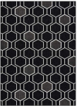 Dywan WINK HEXAGON spalva juoda 160x230 Hakano