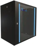 Extralink 12U 600x450 Juoda | Rack spinta | montuojama ant sienos