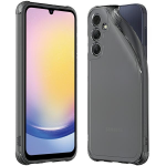 Dėklas Araree etui Flexield Sam A15 A155 / A155G A156 dymny/clear juodas AR20-01901B