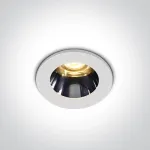 3W LED įleidžiamas &scaron;viestuvas, baltas, 3000K, 10103H/W/W