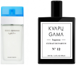 12. KVAPŲ GAMA LIGHT Mėlynas 100ml pur&scaron;kiami kvepalai