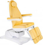 Beauty System Kosmetologinis krėslas MAZARO ELECTRIC ARMCHAIR PEDI 4 MOTOR Geltonas