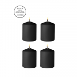 Ouch By Shots Tease Candles Disobedient Set of 4 Juodas - Low Temperature Wax