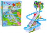 Lean Toys Dinozaurų Čiuožyklos Žaidimų Rinkinys su &Scaron;viesomis ir Garsais