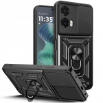 Motorola Moto G35 5G Tech-Protect Camshield Pro dėklas jūsų telefonui juodos spalvos