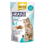 Kačių skanėstai : GIMBORN CimCat Nutri Pockets Cat Dental 60g