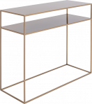 Customform Konsolinis stalas, TENSIO 2 FLOOR METAL, 100x35 cm, Auksinis