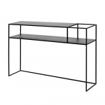 Customform Konsolė, OBROOS METAL 100, 0.3x1x0.75 m, Juoda