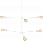 Pakabinamas &scaron;viestuvas Customform Lubų lempa, TRISO 4, Juoda