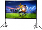 Projektorius EXTRALINK FOLDABLE Projektoriaus ekranas 72" 16:9, 160x90cm, Baltas, WITH STAND, PSF-72