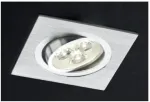 3W LED įleidžiamas pakreipiamas &scaron;viestuvas MT 116 LED, aliuminio sp., 4000K