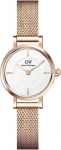 Moteri&scaron;kas laikrodis DANIEL WELLINGTON Petite Mini Rose Gold Stainless Steel 19mm DW00100744 + BOX (zw523c)